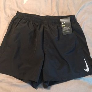 NWT Black Nike Men Running Shorts